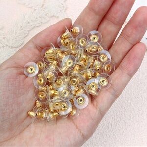 New 100 pieces of ear post backs